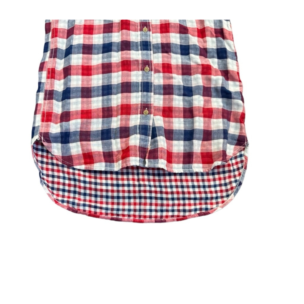 Madewell Emmett Plaid Small Ex-boyfriend Long Sleeve Gingham Button Shir… - Picture 4 of 8